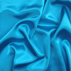 *Ткань Атлас-сатин, цвет Голубой (на отрез)  в Чебоксарах
