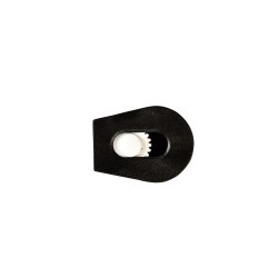 Зажим для шнура 4 мм KL цвет Чёрный + Белый (поштучно)  в Чебоксарах