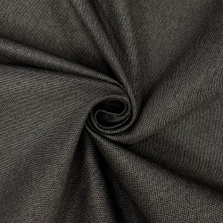 Ткань Рогожка (мебельная) (Ширина 140см), цвет Тёмно-Серый (на отрез) в Чебоксарах