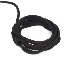 Шнур для одежды 4,5 мм, цвет Чёрный (на отрез)  в Чебоксарах