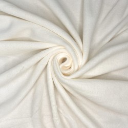Ткань Флис Односторонний 130 гр/м2 (Ширина 150см), цвет Кремовый (на отрез) в Чебоксарах