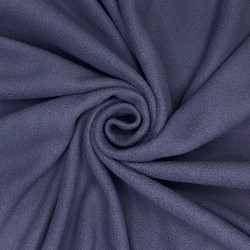 Ткань Флис Односторонний 130 гр/м2 (Ширина 150см), цвет Темно-серый (на отрез) в Чебоксарах