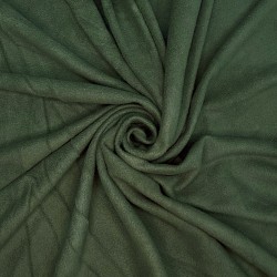 Ткань Флис Односторонний 130 гр/м2 (Ширина 150см), цвет Темный хаки (на отрез) в Чебоксарах