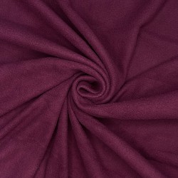 Ткань Флис Односторонний 130 гр/м2 (Ширина 150см), цвет Бордовый (на отрез) в Чебоксарах