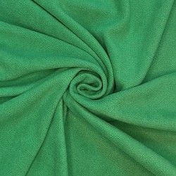 Ткань Флис Односторонний 130 гр/м2 (Ширина 150см), цвет Зелёный (на отрез) в Чебоксарах