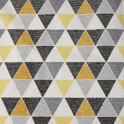 Интерьерная ткань Дак (DUCK) (ширина 1,8м), принт &quot;Малые Треугольники&quot; (на отрез) в Чебоксарах