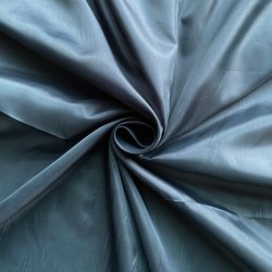 Ткань подкладочная Таффета 190Т (Ширина 150см), цвет Темно-серый (на отрез) в Чебоксарах