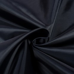 Ткань подкладочная Таффета 190Т (Ширина 150см), цвет Темно-Синий (на отрез) в Чебоксарах