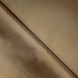 Ткань Oxford 300D PU Рип-Стоп СОТЫ, цвет Светло-Коричневый (на отрез) в Чебоксарах