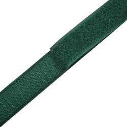 Контактная лента 25мм цвет Зелёный (велькро-липучка, на отрез) в Чебоксарах