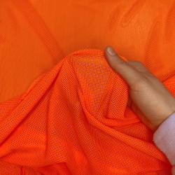 Трикотажная Сетка 75 г/м2, цвет Оранжевый (на отрез)  в Чебоксарах