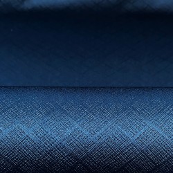 Ткань Блэкаут для штор светозатемняющая 100% (Ширина 280см)  &quot;Орнамент Синий&quot; (на отрез) в Чебоксарах